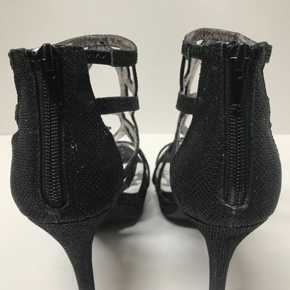 Report Rocko Caged Platform Evening Sandals - Picture 14 of 16